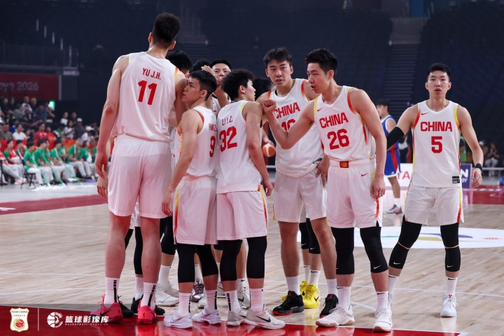 中国男篮vs沙特首发:廖三宁 庞峥麟 崔永熙 王俊杰 胡金秋