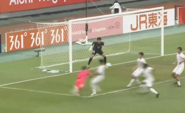 半场-U23国足1-0泰国 彭啸造乌龙毛伟杰大单刀失良机