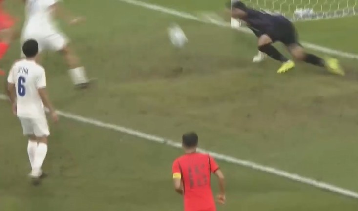 半场-U23国足1-0泰国 彭啸造乌龙毛伟杰大单刀失良机